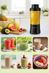 LA’ FORTE Portable Blender | 600ml Cup | 360W Powerful DC Motor | 6000mAh Rechargeable Battery | High-Speed Smoothie Maker | Travel-Friendly Juicer Mixer for Smoothies, Shakes & Juices