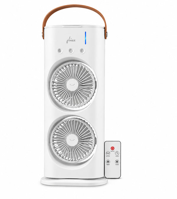Rechargeable Dual Spray Fan with Remote