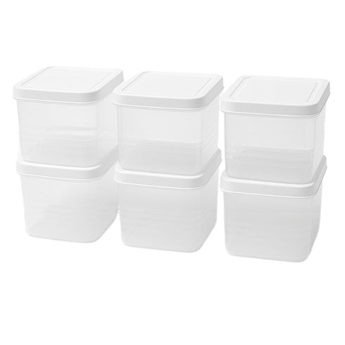 6-Piece 1200ml Airtight Kitchen & Fridge Storage Container Set with Leak-Proof Lids – BPA-Free, Stackable & Freezer Safe