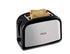 LA' FORTE POP UP Toaster - Stainless Steel - 7 Heat setting, Auto bread centering and removable tray