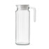 LA’ FORTE Premium Glass Water Jug with Lid | Lead-Free Borosilicate Glass Pitcher for Hot & Cold Beverages | Available in 3 Elegant Designs (1 L / 1.3 L)