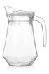 LA’ FORTE Premium Glass Water Jug with Lid | Lead-Free Borosilicate Glass Pitcher for Hot & Cold Beverages | Available in 3 Elegant Designs (1 L / 1.3 L)