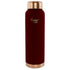 LA'FORTE Copper Water Bottle, Pure, 1000 ml Maroon