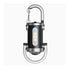 Flixx 3-in-1 Emergency Keychain Flashlight with Power Bank | USB Rechargeable | Metal Carabiner Clip | 400 mAh Battery | Compact Portable LED Light for Travel, Camping & Power Cuts