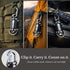 Flixx 3-in-1 Emergency Keychain Flashlight with Power Bank | USB Rechargeable | Metal Carabiner Clip | 400 mAh Battery | Compact Portable LED Light for Travel, Camping & Power Cuts