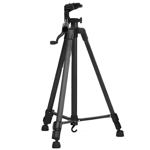 Flixx Mobile Tripod Stand | Sturdy Aluminum, Adjustable Height, 360° Rotatable Head | Lightweight & Heavy-Duty