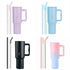 Spring by LA’ FORTE 1200ml Insulated Tumbler with Handle, Lid & Straws