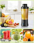LA’ FORTE Portable Blender | 600ml Cup | 360W Powerful DC Motor | 6000mAh Rechargeable Battery | High-Speed Smoothie Maker | Travel-Friendly Juicer Mixer for Smoothies, Shakes & Juices