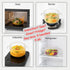1600ml Multipurpose Borosilicate Glass Pot with Bear Knob Lid | Ideal for Cooking, Serving, Storage & More