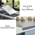 Clipon Stainless Steel Chopping and Cutting Board with Folded Hinge Support, 41 cm x 29 cm