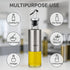 Premium 500ml Oil Dispenser Bottle – Stainless Steel & Food Grade Glass | Leakproof Spout | Modern Kitchen Accessory