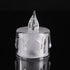 LED Tea Lights Candle (Diwali Diya) – Flameless, Crystal Design, Battery-Operated-6 Pcs