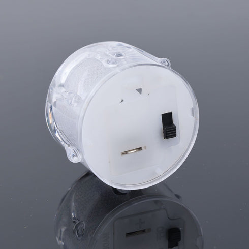LED Tea Lights Candle (Diwali Diya) – Flameless, Crystal Design, Battery-Operated-6 Pcs