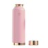 LA'FORTE Copper Water Bottle, Pure, 1000 ml (Apricot)