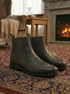 Zuuvo Regal Edge Chelsea Boot | Premium Leather Slip-On Ankle | Formal & Party Wear Boots For Men