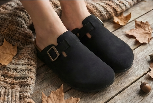 Unisex for Men & Women | Adjustable Buckle | Cork Footbed Clogs Sandal