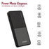 LA' FORTE 10000mAh 12W Lithium-Polymer Power Bank | Dual Input, Dual Output | Black, Type-C Cable Included
