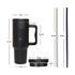 Spring by LA’ FORTE 1200ml Insulated Tumbler with Handle, Lid & Straws