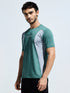 Men's Premium Cut and Sew Hologram Graphic T-Shirt