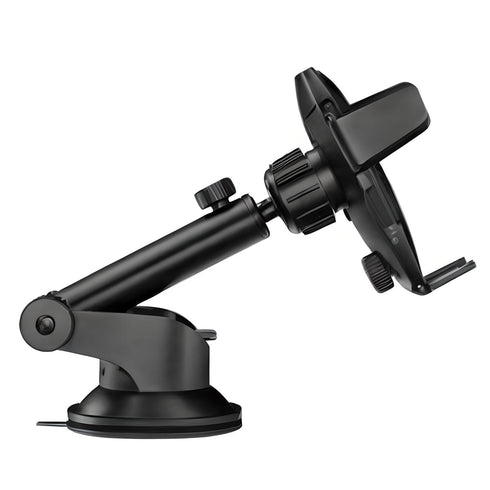 Flixx Car Mobile Holder, 360° Rotatable Phone Mount with Quick Release, One-Hand Operation & Scratch-Free Silicone Padding