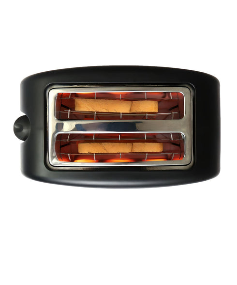 LA' FORTE POP UP Toaster - Stainless Steel - 7 Heat setting, Auto bread centering and removable tray