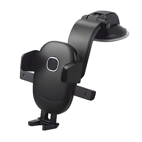 Flixx Car Mobile Holder, 360° Rotatable Phone Mount with Quick Release, One-Hand Operation & Scratch-Free Silicone Padding