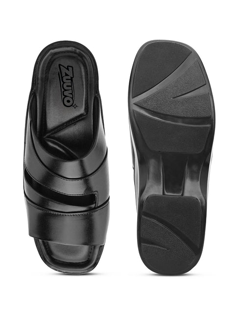 Zuuvo Men Heritage Tread Leather Slipper's | Daily Casual Wear | Ethnic | Formal Casual Sandal