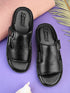 Zuuvo Men Breeze Glide Leather Slipper's | Daily Casual Wear | Sandal