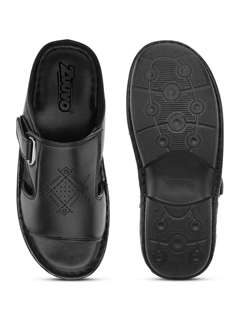 Zuuvo Men Breeze Glide Leather Slipper's | Daily Casual Wear | Sandal