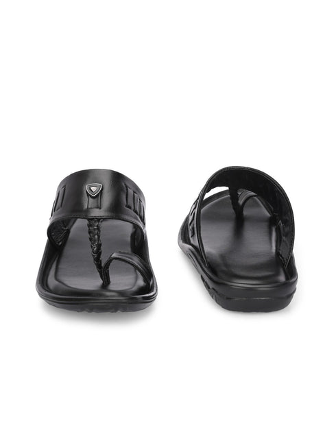 Zuuvo Men SoftStride Kolhapuri Leather Slipper's | Daily Casual wear | Airmix Sole Sandals Sandal