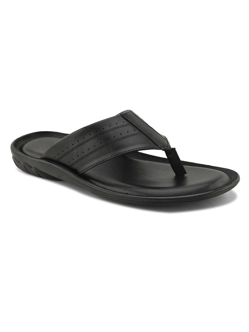 Zuuvo Men Flex Stride | Trendy Leather Slippers | Durable | Causal Wear | Sandal