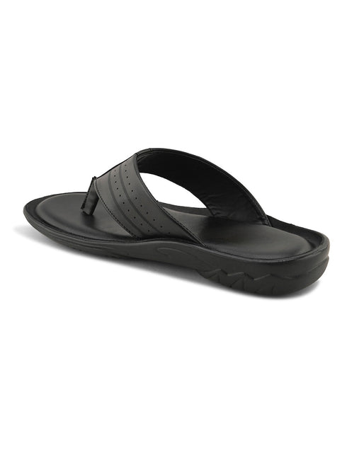 Zuuvo Men Flex Stride | Trendy Leather Slippers | Durable | Causal Wear | Sandal