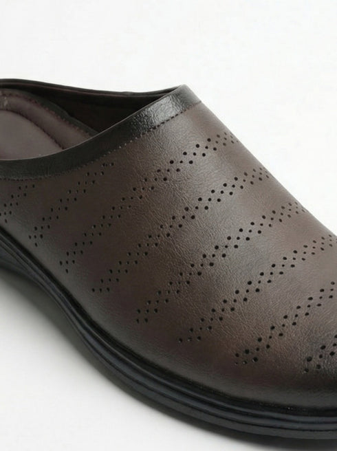 Zuuvo Men Breeze Comfort Leather Slipper's | Daily Casual Wear | Sandal Mule