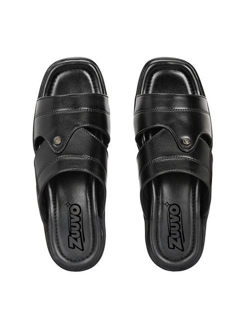 Zuuvo Men Hertiage Comfort Leather Slipper's | Daily Casual Wear | Ethnic | Formal | Sandal