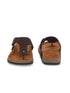 Zuuvo Men Y-Cork Fusion Leather Slipper's | Daily Casual Wear | Cork Sole Sandals for Men Flats Sandal
