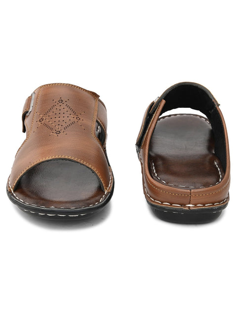 Zuuvo Men Breeze Glide Leather Slipper's | Daily Casual Wear | Sandal