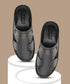 Zuuvo Step Leather Casual Clog Slipper Sandals for Men's | Breathable Mesh Sandal with Soft Sole | Casual Look for Men's | 2 Color option