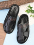 Zuuvo Step Leather Casual Clog Slipper Sandals for Men's | Breathable Mesh Sandal with Soft Sole | Casual Look for Men's | 2 Color option