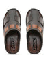 Zuuvo Step Leather Casual Clog Slipper Sandals for Men's | Breathable Mesh Sandal with Soft Sole | Casual Look for Men's | 2 Color option