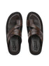 Zuuvo Men ComfortCrest Leather Slipper's | Daily Casual Wear | Airmix Sole Sandal