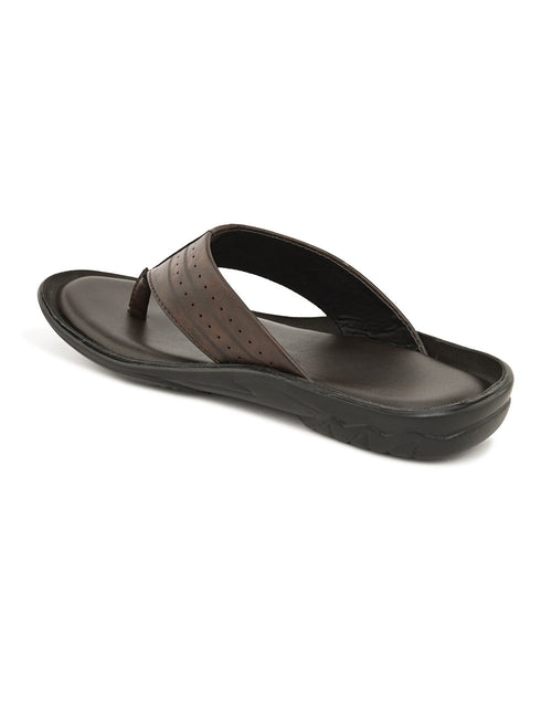 Zuuvo Men Flex Stride | Trendy Leather Slippers | Durable | Causal Wear | Sandal