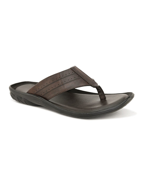 Zuuvo Men Flex Stride | Trendy Leather Slippers | Durable | Causal Wear | Sandal
