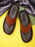 Zuuvo Men Flex Stride | Trendy Leather Slippers | Durable | Causal Wear | Sandal