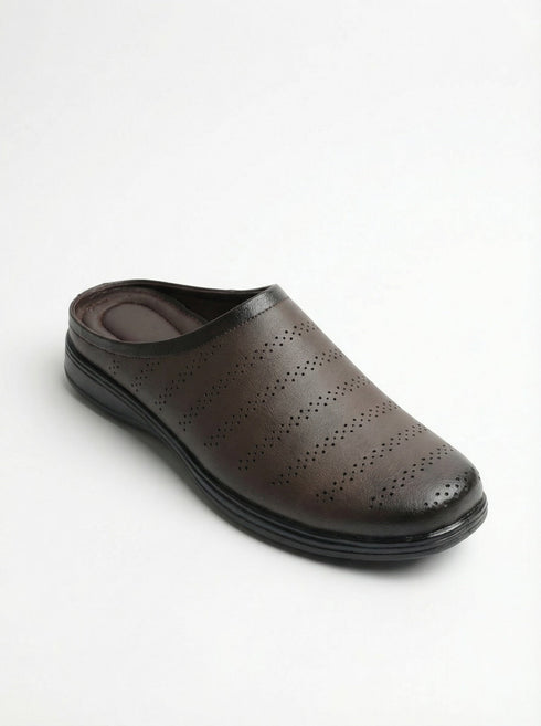 Zuuvo Men Breeze Comfort Leather Slipper's | Daily Casual Wear | Sandal Mule