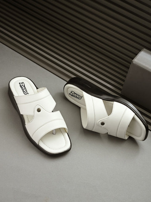 Zuuvo Men Hertiage Comfort Leather Slipper's | Daily Casual Wear | Ethnic | Formal | Sandal