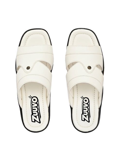 Zuuvo Men Hertiage Comfort Leather Slipper's | Daily Casual Wear | Ethnic | Formal | Sandal
