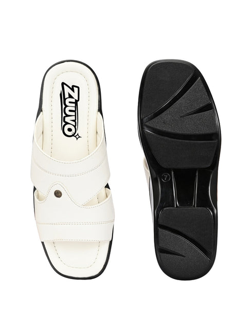 Zuuvo Men Hertiage Comfort Leather Slipper's | Daily Casual Wear | Ethnic | Formal | Sandal