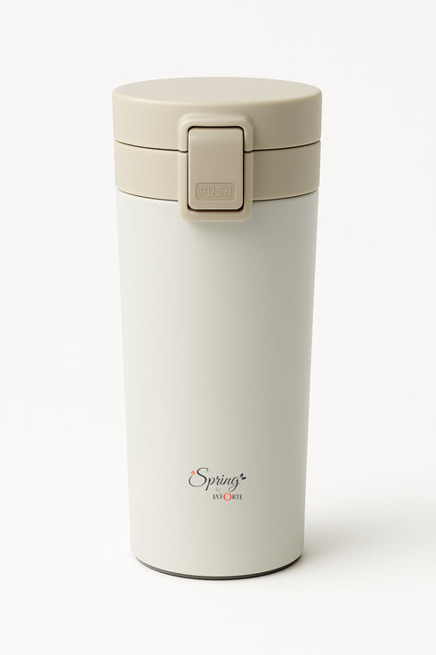 400ml Stainless Steel Vacuum Insulated Tumbler | Leak-Proof Lid | Hot for 4 Hrs & Cold for 5 Hrs | SS304 | Office, Travel, Gym, Home Use
