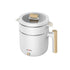 LA' FORTE Multi Cook kettle with Steamer and Egg Boiling Tray Food Grade 304 SS Interior, Double Wall Cool Touch