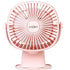 LA' FORTE Rechargeable Clip Desk Fan with LED Lights